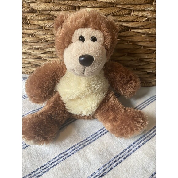 12" Brown/Tan Teddy Bear Luv to Cuddle Aurora Plush Stuffed Animal Toy - Picture 1 of 9
